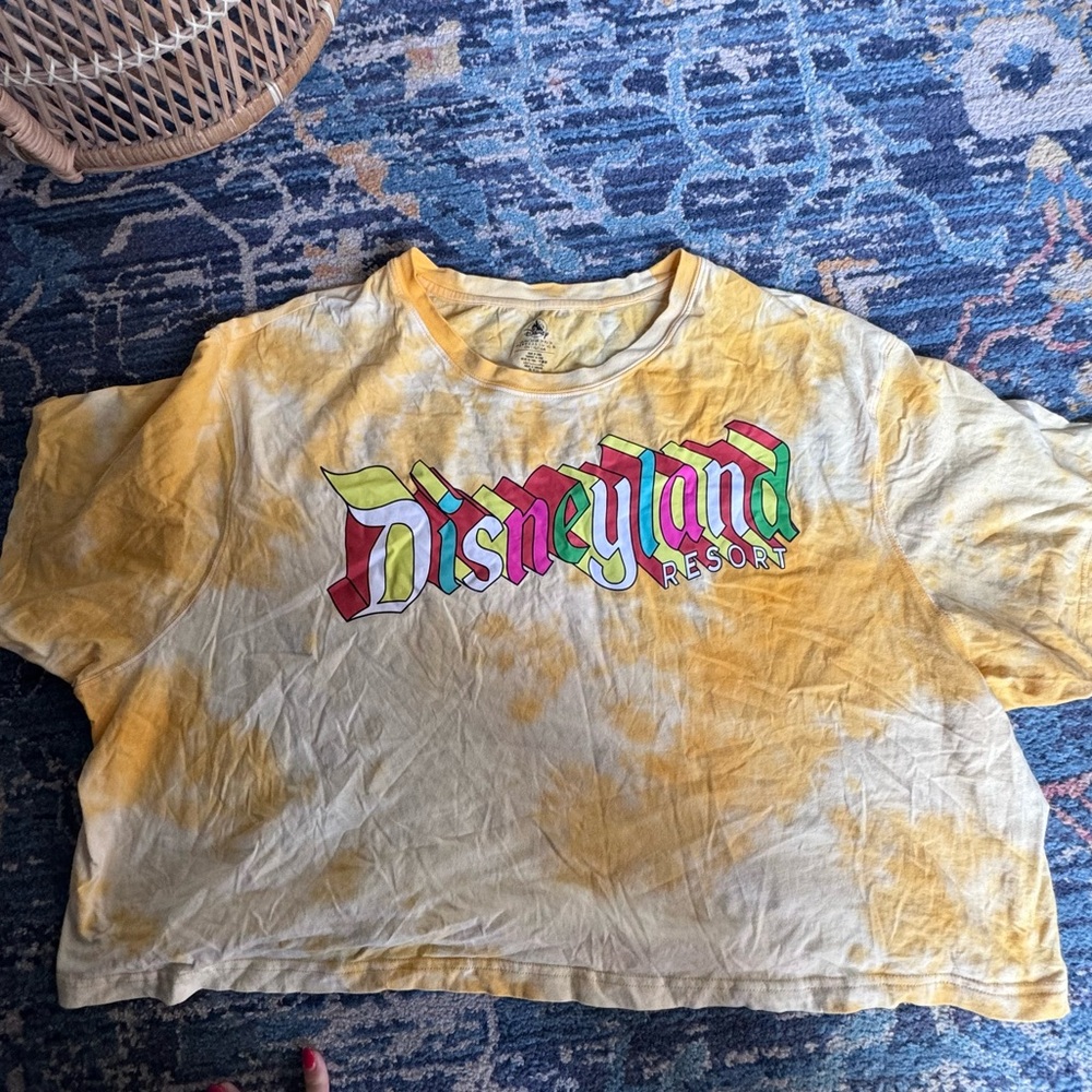 Disneyland Resort Short Sleeve Cropped Tie-Dye T-Shirt 3X